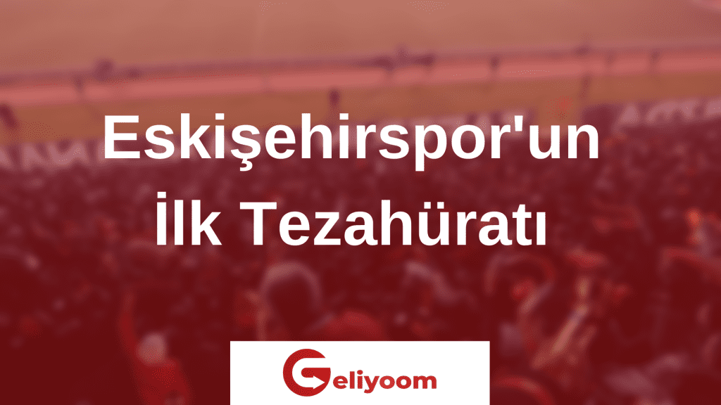 Eskişehirspor takımının İlk Tezahüratı 